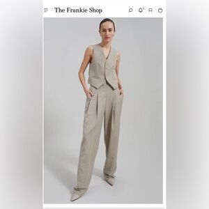 Matching Melange Gelso Vest and Trousers